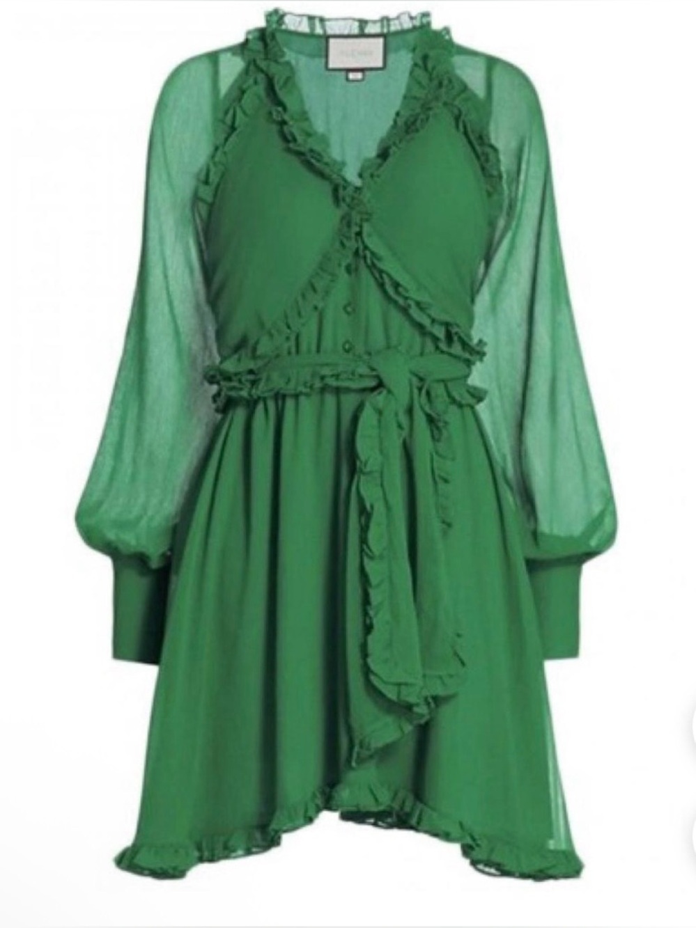Alexis Suzette Dress In Palm Green Size Large